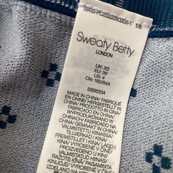 Sweaty Betty Fairisle Base layer legging - Picture 7 of 9